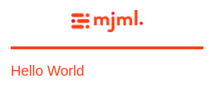 MJML Code Mobile Result