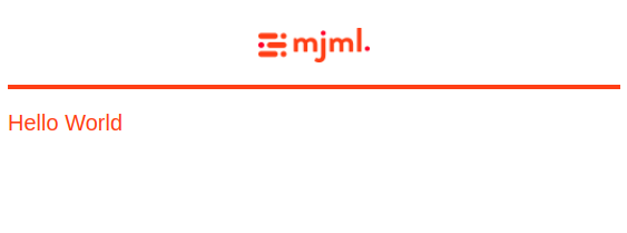 MJML Code Result